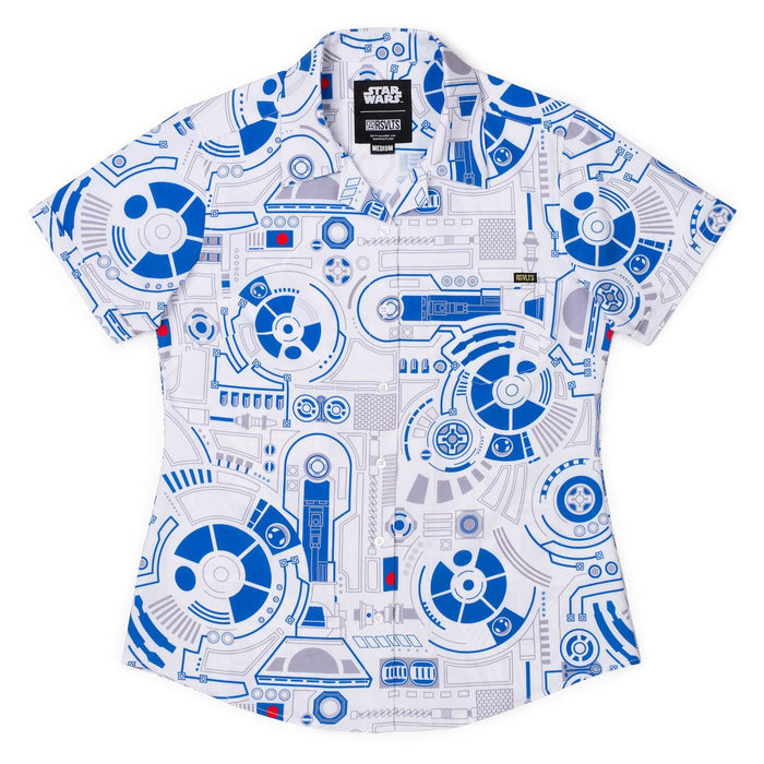 RSVLTS XS Star Wars Women's Short Sleeve Shirt Star Wars™ "R2-Deconstructed" – Women's KUNUFLEX Short Sleeve Shirt Star Wars™ "R2-Deconstructed" – Women's KUNUFLEX Short Sleeve Shirt