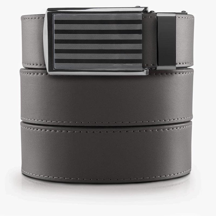 Classic Steel Grey Belts - SlideBelts