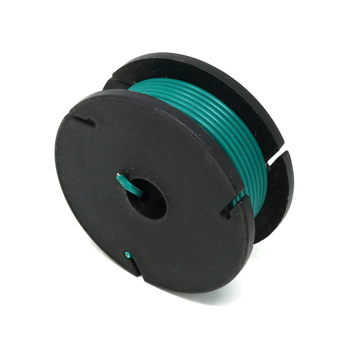 Stranded-Core Wire Spool - 25ft - 22AWG - Green by The Pi Hut - The Pi Hut
