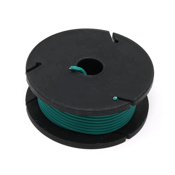 Stranded-Core Wire Spool - 25ft - 22AWG - Green by The Pi Hut - The Pi Hut