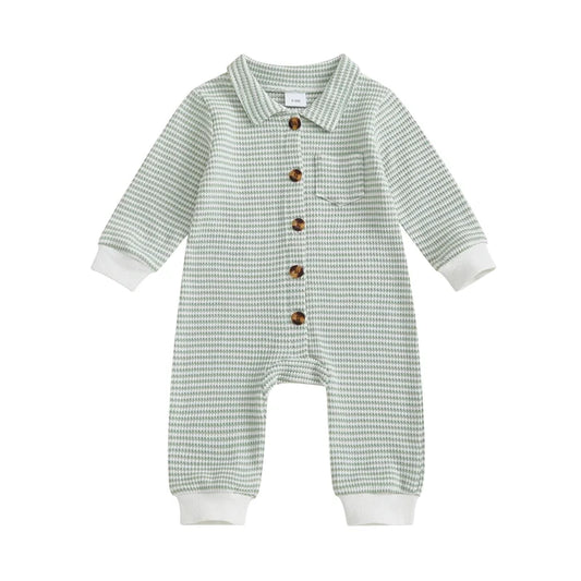 STRIPES Collared Jumpsuit
