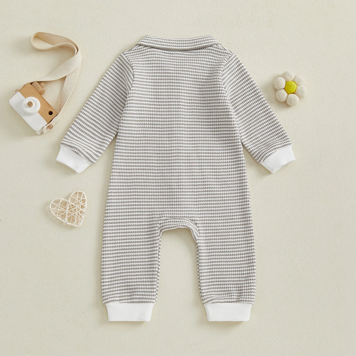 STRIPES Collared Jumpsuit