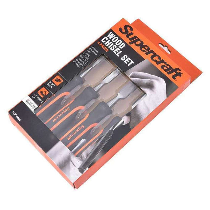 Supercraft Wood Chisel 4pc (6 13 19 25mm)