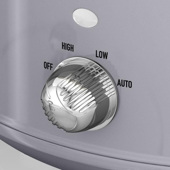SWAN Retro Grey 3.5L Slow Cooker - SF17021GRN