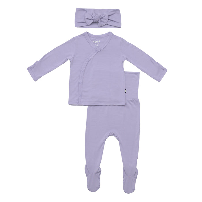 Purple Take Me Home Set with Bow Headband