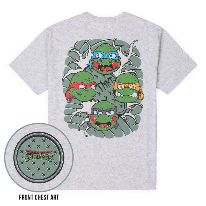 RSVLTS Nickelodeon Crewneck T-shirt Teenage Mutant Ninja Turtles "Radical Ink" – Crewneck Tee Teenage Mutant Ninja Turtles "Radical Ink" – Crewneck Tee