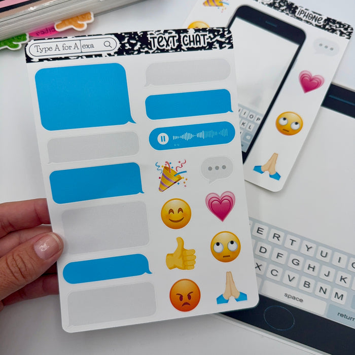 Text Bubble Sticker Sheet