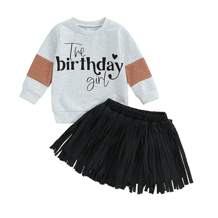 THE BIRTHDAY GIRL Tassel Skirt Outfit