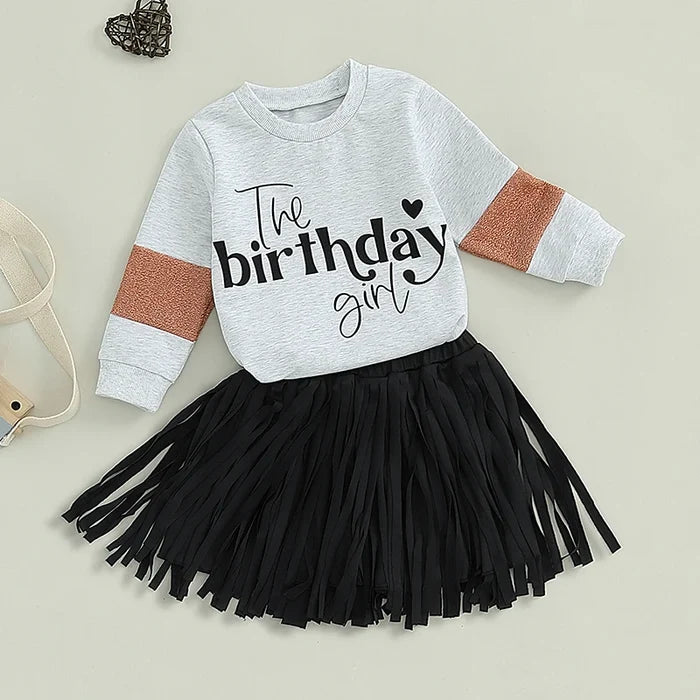 THE BIRTHDAY GIRL Tassel Skirt Outfit