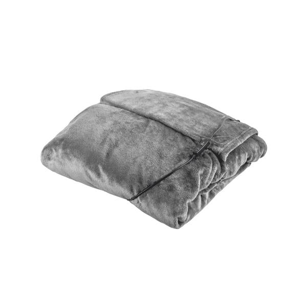 The Home Collection Luxury Heated Throw - Grey