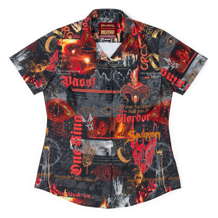 RSVLTS XS The Lord of the Rings Women's Short Sleeve Shirt The Lord of the Rings "Forces of Mordor" – Women's KUNUFLEX Short Sleeve Shirt The Lord of the Rings "Forces of Mordor" – Women's KUNUFLEX Short Sleeve Shirt