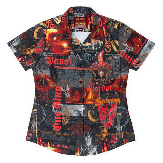 RSVLTS XS The Lord of the Rings Women's Short Sleeve Shirt The Lord of the Rings "Forces of Mordor" – Women's KUNUFLEX Short Sleeve Shirt The Lord of the Rings "Forces of Mordor" – Women's KUNUFLEX Short Sleeve Shirt