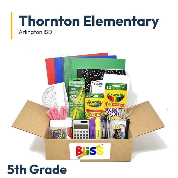 Thornton Elementary 5th Grade School Supply Kit
