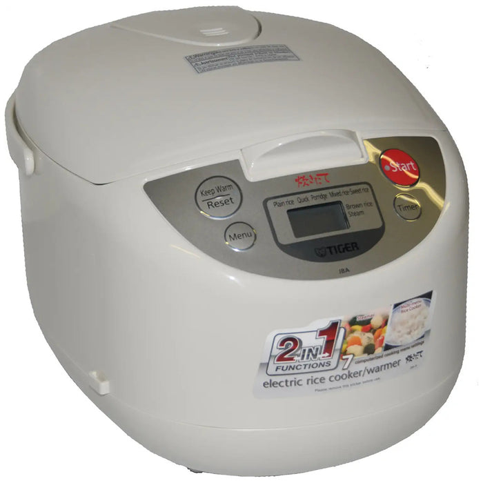 TIGER Digital Rice cooker & Steamer - Refurbished with Full Manufacturer Warranty - JBAB18U
