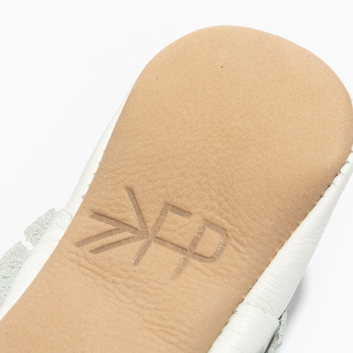 Toasted Bright White Moccasin Baby Shoe Moccasin Soft Sole