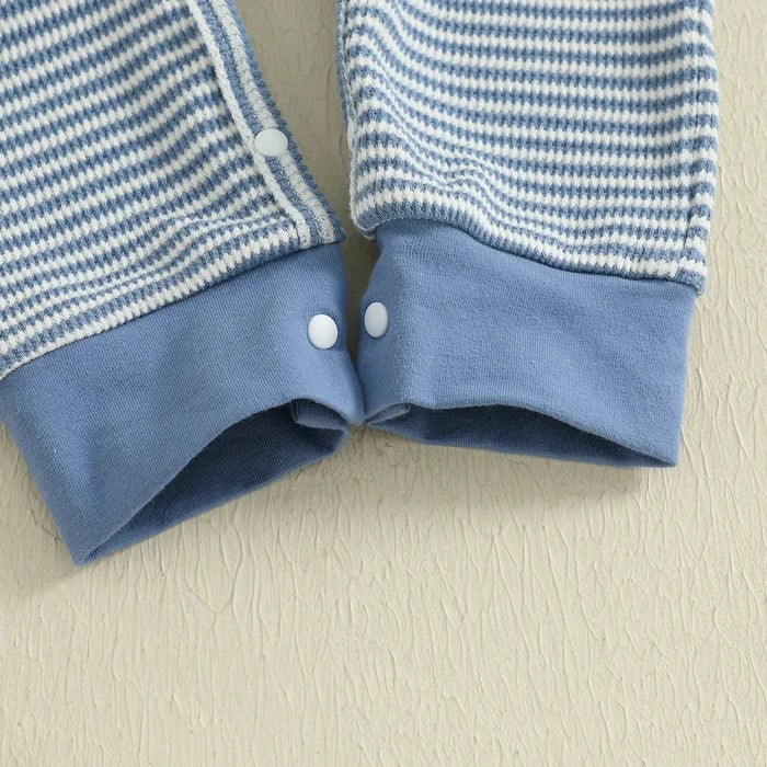 TOMMY Striped Jumpsuit with Beanie