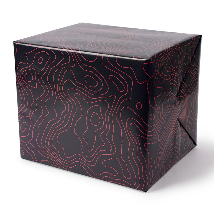 RSVLTS RSVLTS® RSVLTS "Topo Pattern Navy/Red" _ Wrapping Paper RSVLTS "Topo Pattern Navy/Red" _ Wrapping Paper