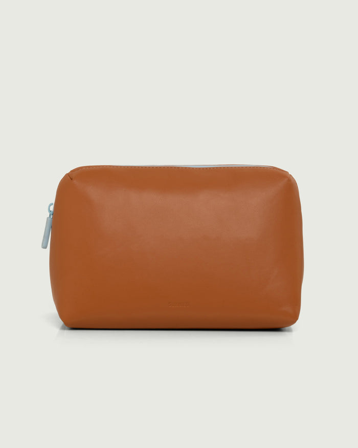 Caramel::Travel Pouch  brown  front
