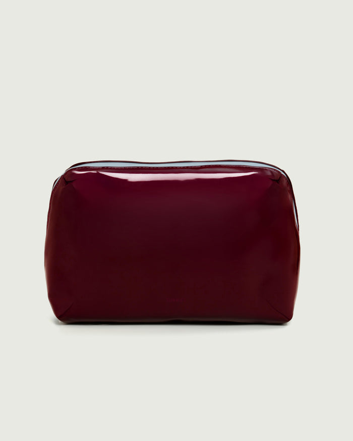Hibiscus::Travel Pouch  brown  front