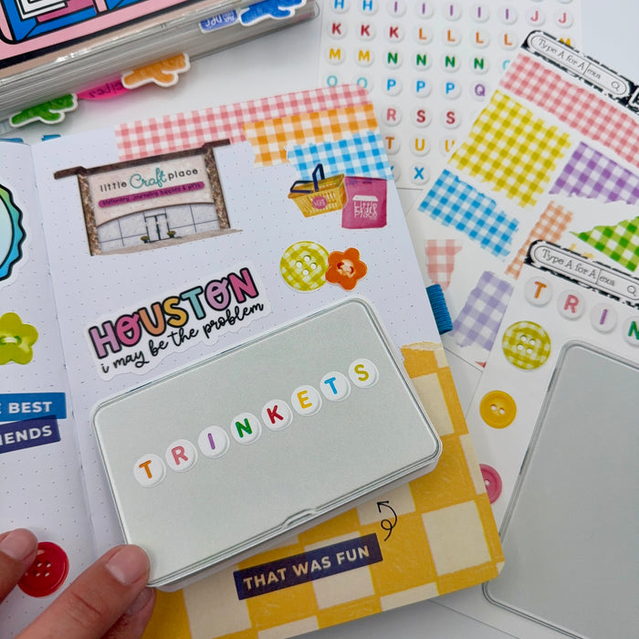Trinket Tin Jumbo Journaling Sticker Pocket