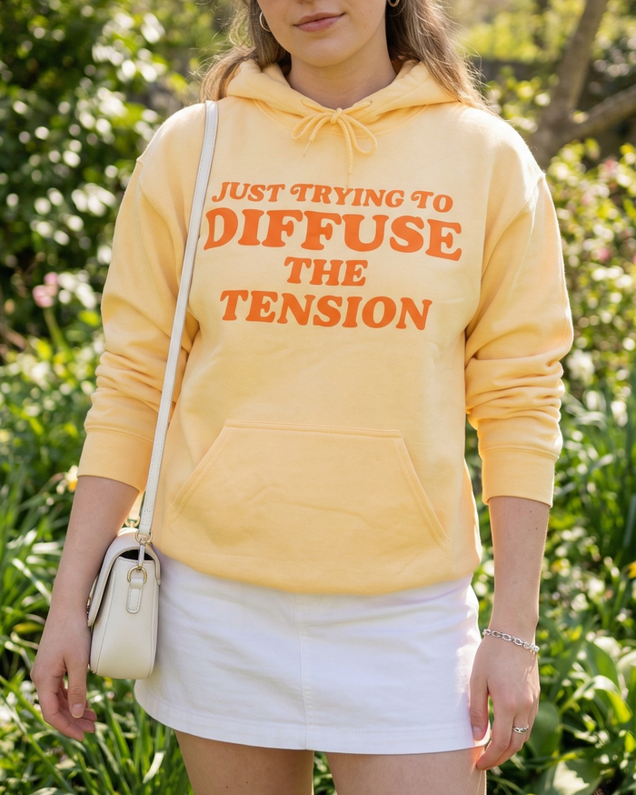 Trying to Diffuse the Tension Premium Hoodie (L)