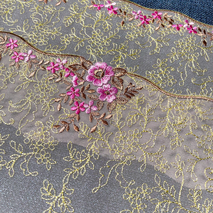 Tulle Lace 111A - 8" Bold and Dramatic