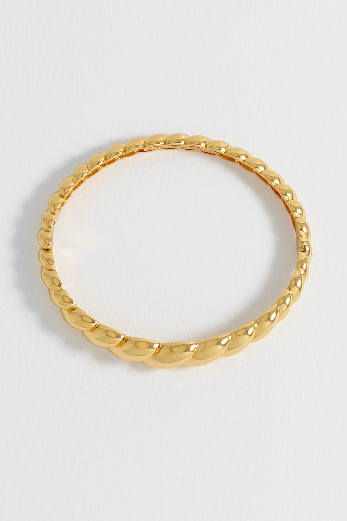 Twisted Hinged Bangle