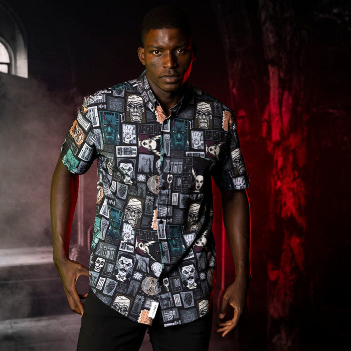 RSVLTS Universal Monsters Short Sleeve Shirt Universal Monsters "Freaky Tiki" – KUNUFLEX Short Sleeve Shirt Universal Monsters "Freaky Tiki" – KUNUFLEX Short Sleeve Shirt