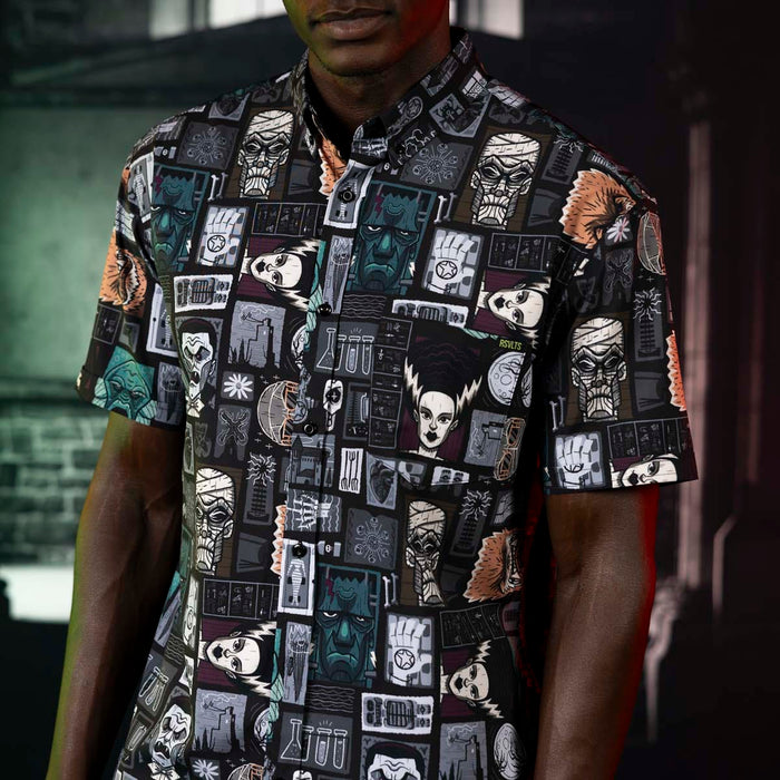RSVLTS Universal Monsters Short Sleeve Shirt Universal Monsters "Freaky Tiki" – KUNUFLEX Short Sleeve Shirt Universal Monsters "Freaky Tiki" – KUNUFLEX Short Sleeve Shirt