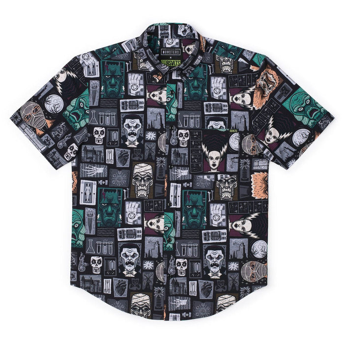 RSVLTS Universal Monsters Universal Monsters "Freaky Tiki" – KUNUFLEX Short Sleeve Shirt Universal Monsters "Freaky Tiki" – KUNUFLEX Short Sleeve Shirt
