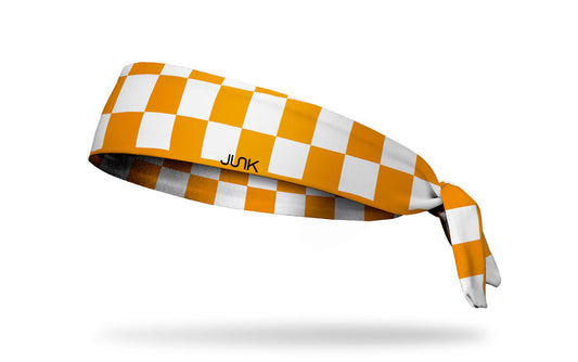 University of Tennessee: Checkerboard Flex Tie Headband - View 1