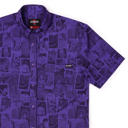 RSVLTS XS Uzumaki Junji Short Sleeve Shirt Uzumaki Junji  "The Curse" – KUNUFLEX Short Sleeve Shirt Uzumaki Junji  "The Curse" – KUNUFLEX Short Sleeve Shirt