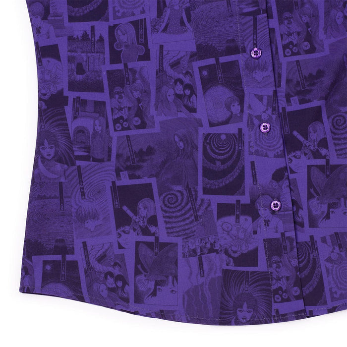 RSVLTS Uzumaki Junji Women's Short Sleeve Shirt Uzumaki Junji  "The Curse" – Women's KUNUFLEX Short Sleeve Shirt Uzumaki Junji  "The Curse" – Women's KUNUFLEX Short Sleeve Shirt