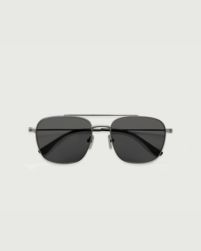 Chrome::Val Sunglasses pilot silver metal top