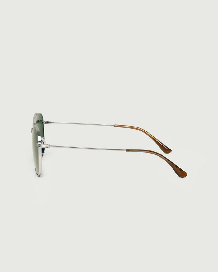 Silver::Val Sunglasses pilot silver metal side