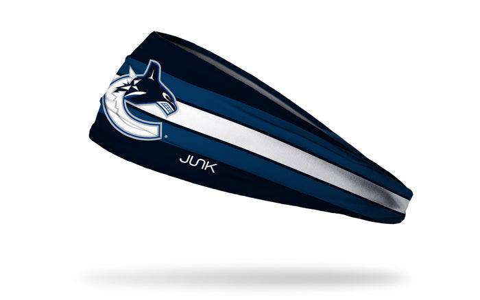 Vancouver Canucks: Stripe Big Bang Lite Headband - View 1