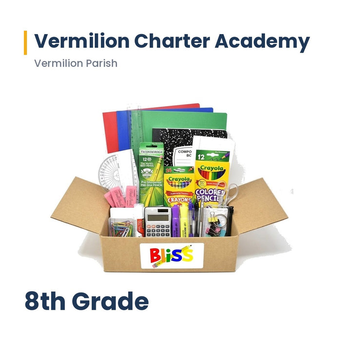 Vermilion Charter Academy - 8th Grade School Supply Kit