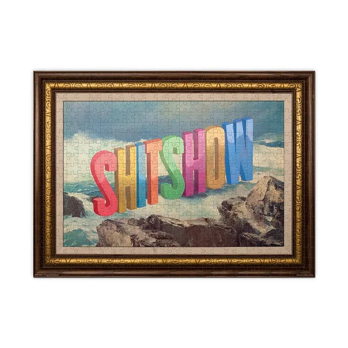 Wayne White Shitshow 500 Piece Puzzle