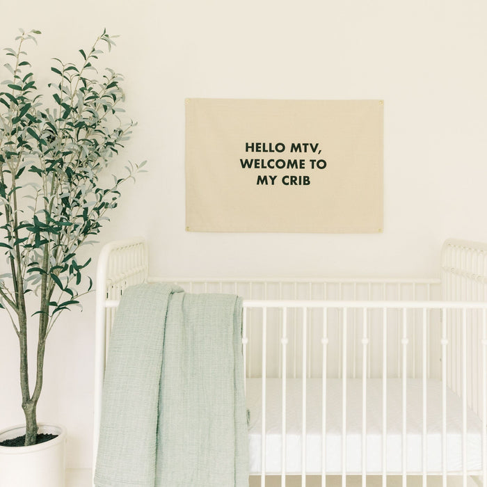 Welcome To My Crib Wall Hanging Wall Hanging Nursery Decor