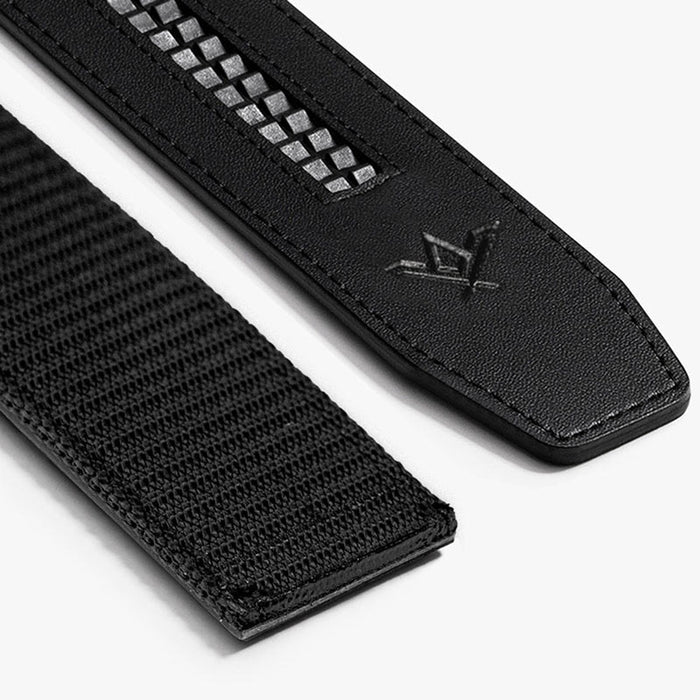 Wide Black Nylon Gun Belt