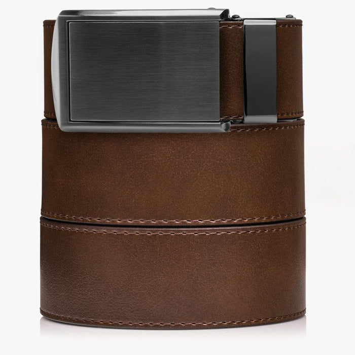 Wide Classic Mocha Brown Belt - SlideBelts
