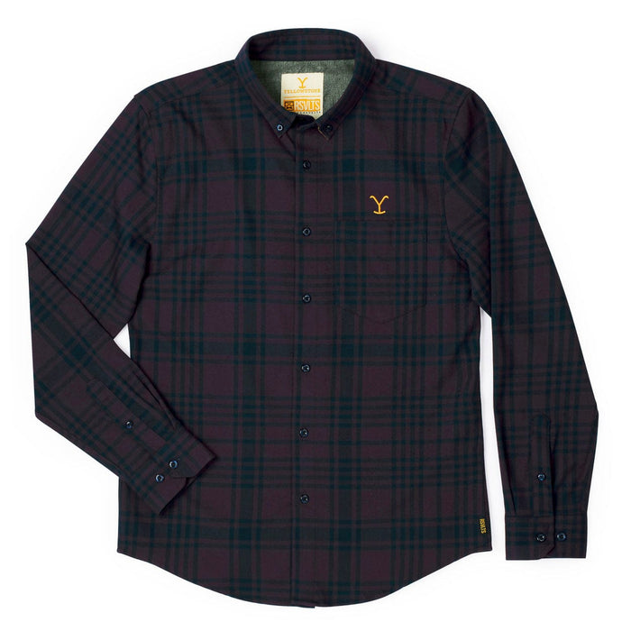 RSVLTS XS Yellowstone Yellowstone "We Don’t Choose the Way"- BorlandFlex™ Long Sleeve Flannel