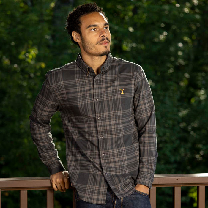RSVLTS Yellowstone Yellowstone "Worth Fighting For" - BorlandFlex™ Long Sleeve Flannel
