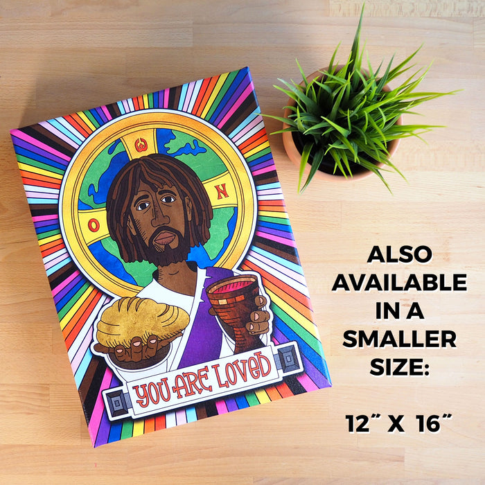 "You Are Loved" Jesus Canvas Print