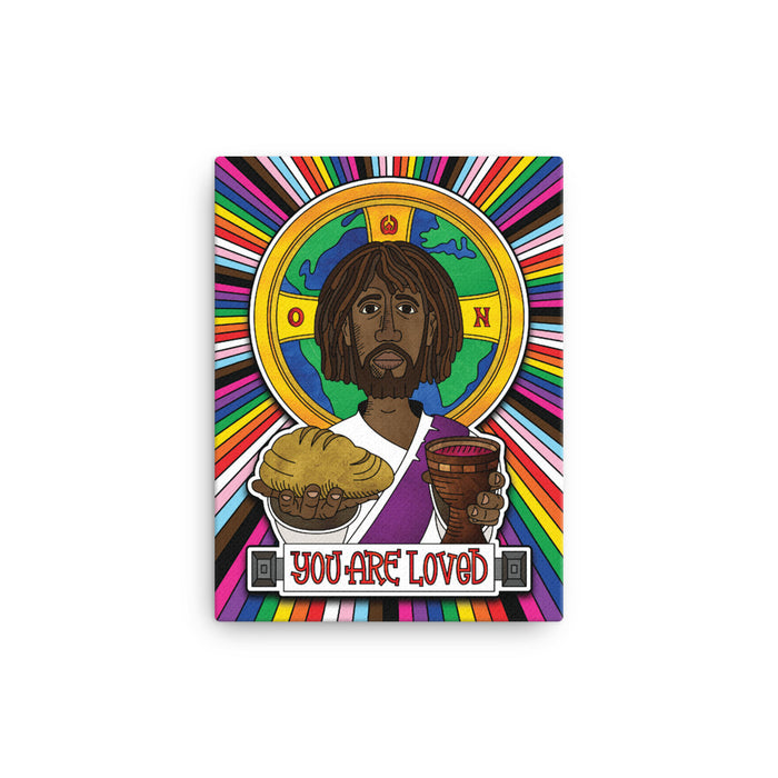 "You Are Loved" Jesus Canvas Print