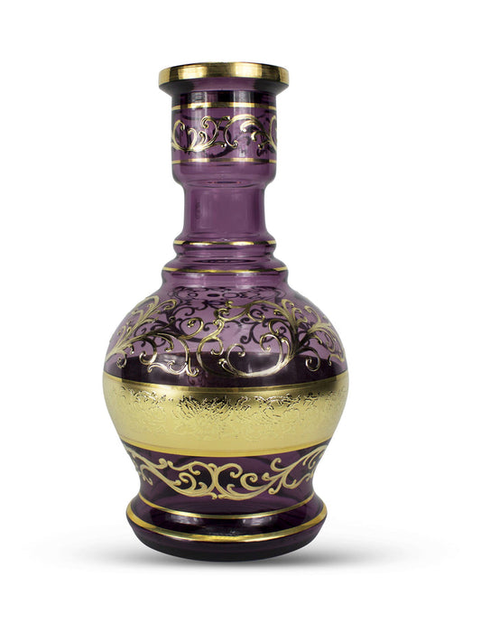 Zahrah Special Edition-Jumbo 2 Hand Made Bohemian Czech Republic Base with 24K Gold Filigree (Wholesale)